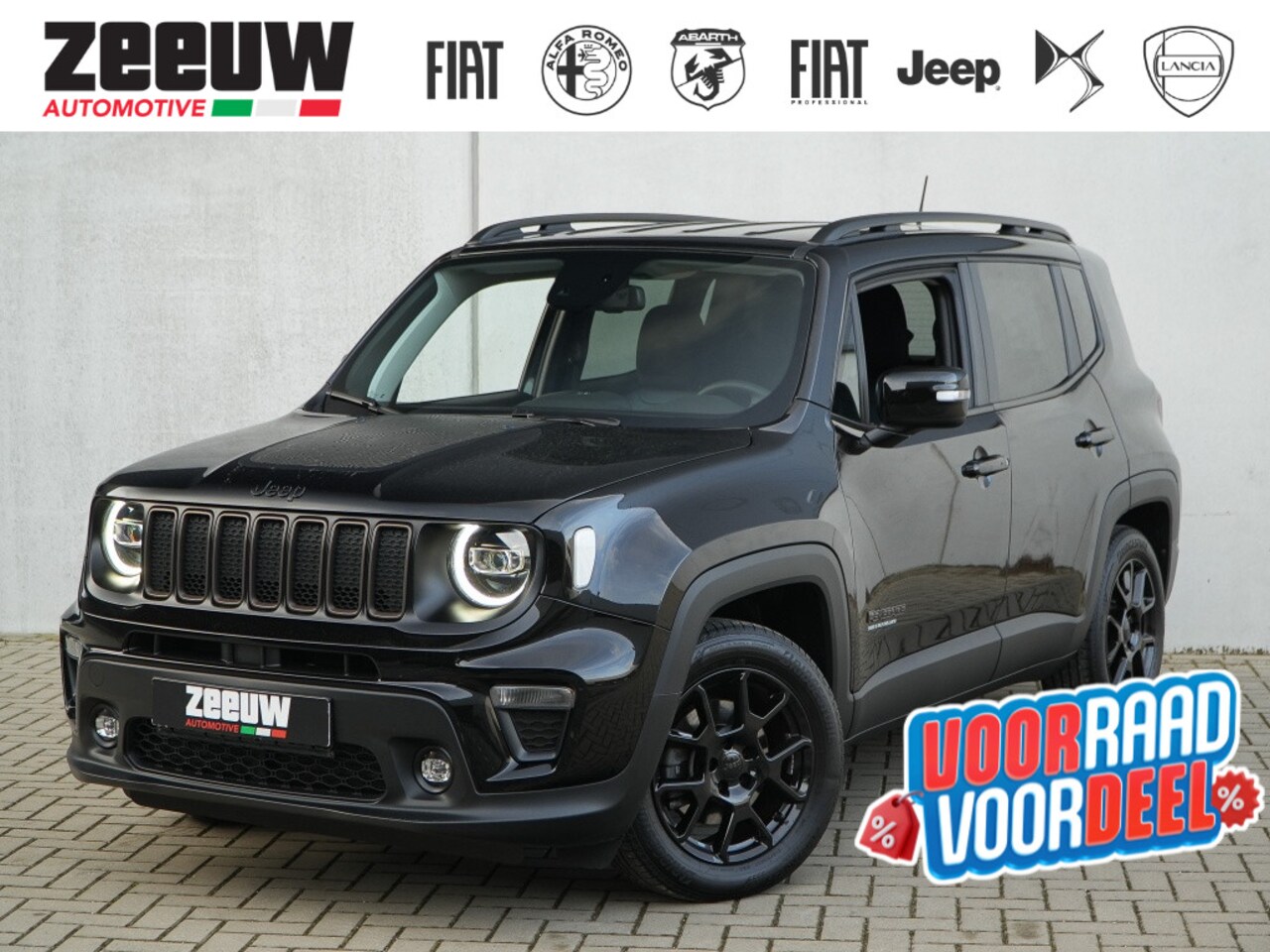 Jeep Renegade - 1.5T e-Hybrid Upland | LED | Navi | Winter | Camera | 17" - AutoWereld.nl