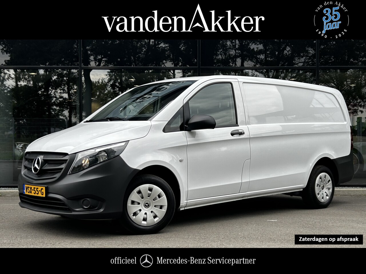 Mercedes-Benz Vito - 110 CDI L2 Lang RWD // Airco // Achterklep // 12 mnd Garantie // 2000kg // Bank // Radio / - AutoWereld.nl