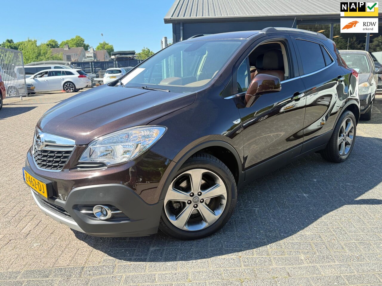 Opel Mokka - 1.4 T Cosmo*Leer*Navigatie*Stuur+Stoel verwarming. - AutoWereld.nl