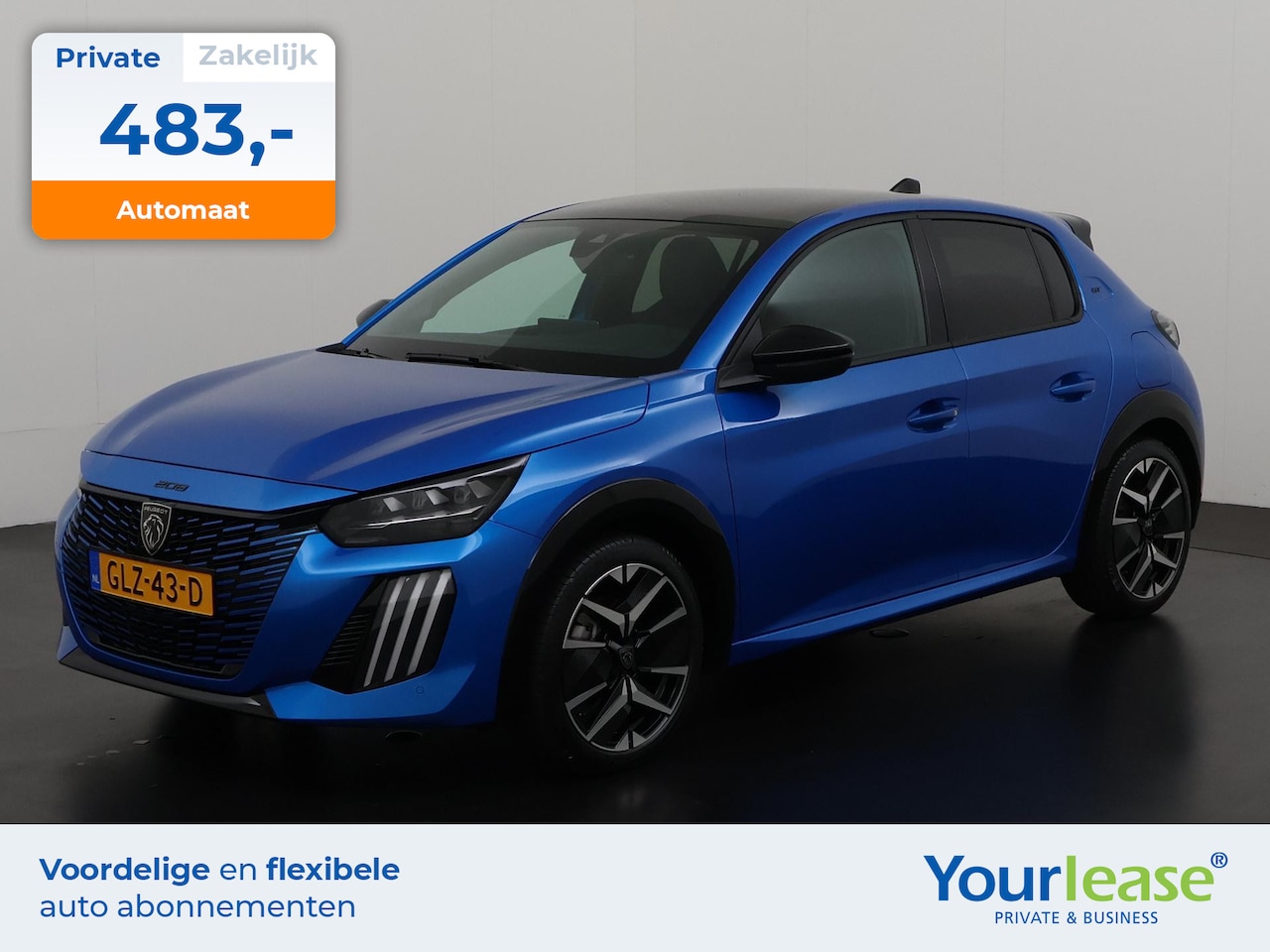 Peugeot 208 - Hybrid 100 e-DCS6 GT Automaat | All-in 483,- Private Lease | Zondag Open! - AutoWereld.nl