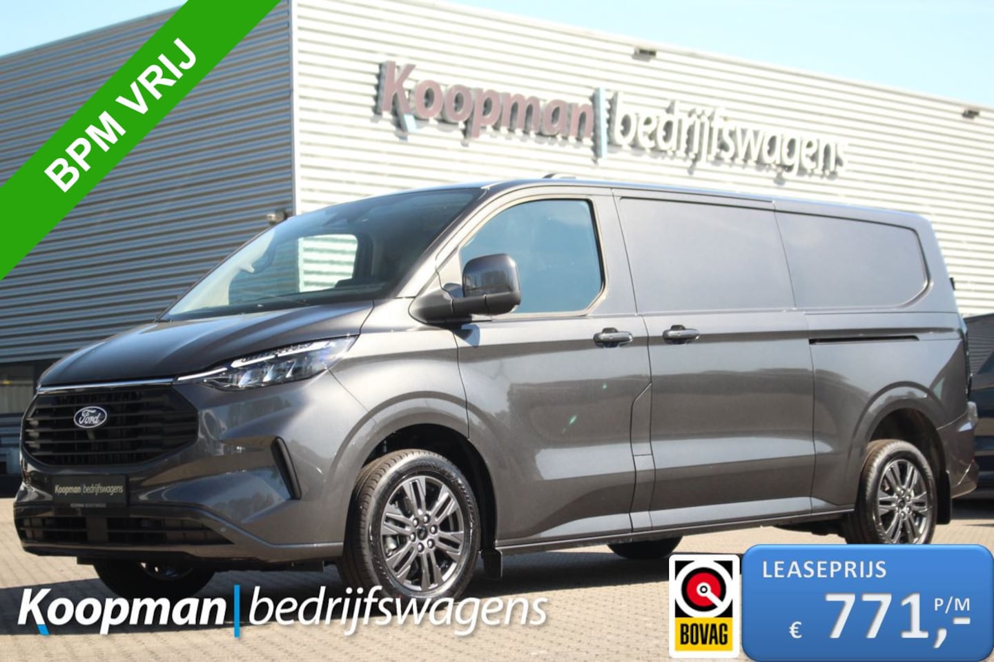 Ford Transit Custom - 300 2.0TDCI 170pk L2H1 Limited | Automaat | L+R Zijdeur | Adaptive cruise | LED | BLIS | S - AutoWereld.nl