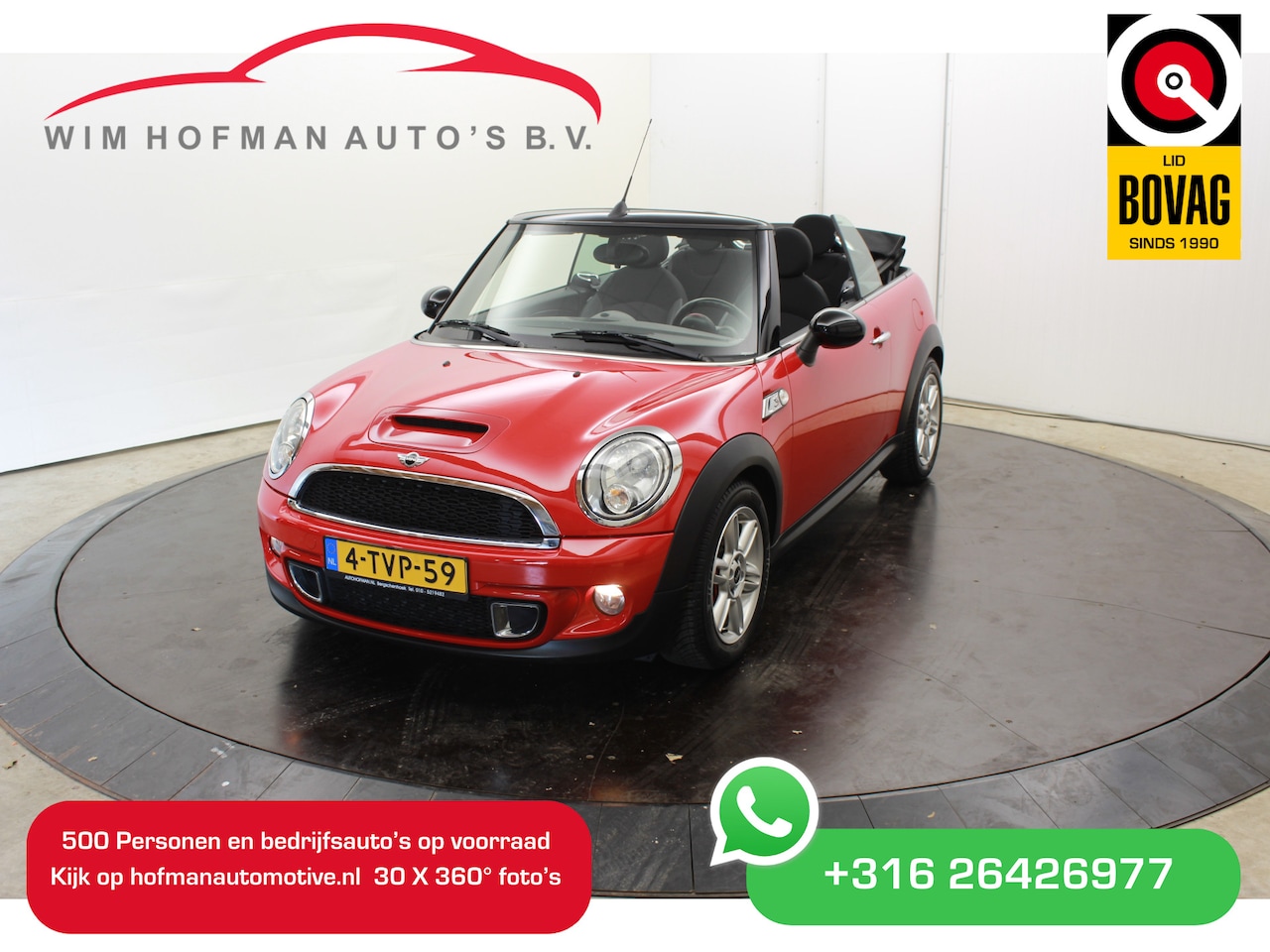 MINI Cabrio - Cooper S 184 PK clima oh boekjes h leer - AutoWereld.nl
