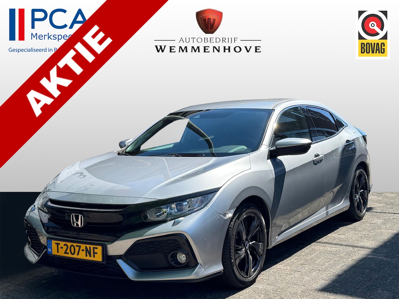 Honda Civic - 1.0 i-VTEC Elegance Airco/Camera/Navi/Lichtmetalen velgen - AutoWereld.nl