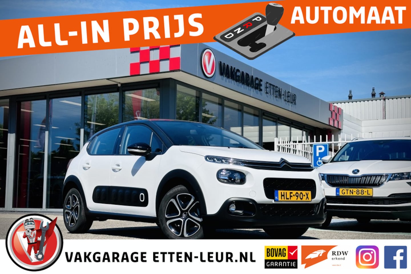 Citroën C3 - 1.2 110PK Feel / CAMERA / CLIMATE CONTROL / APPLE + ANDROID - AutoWereld.nl
