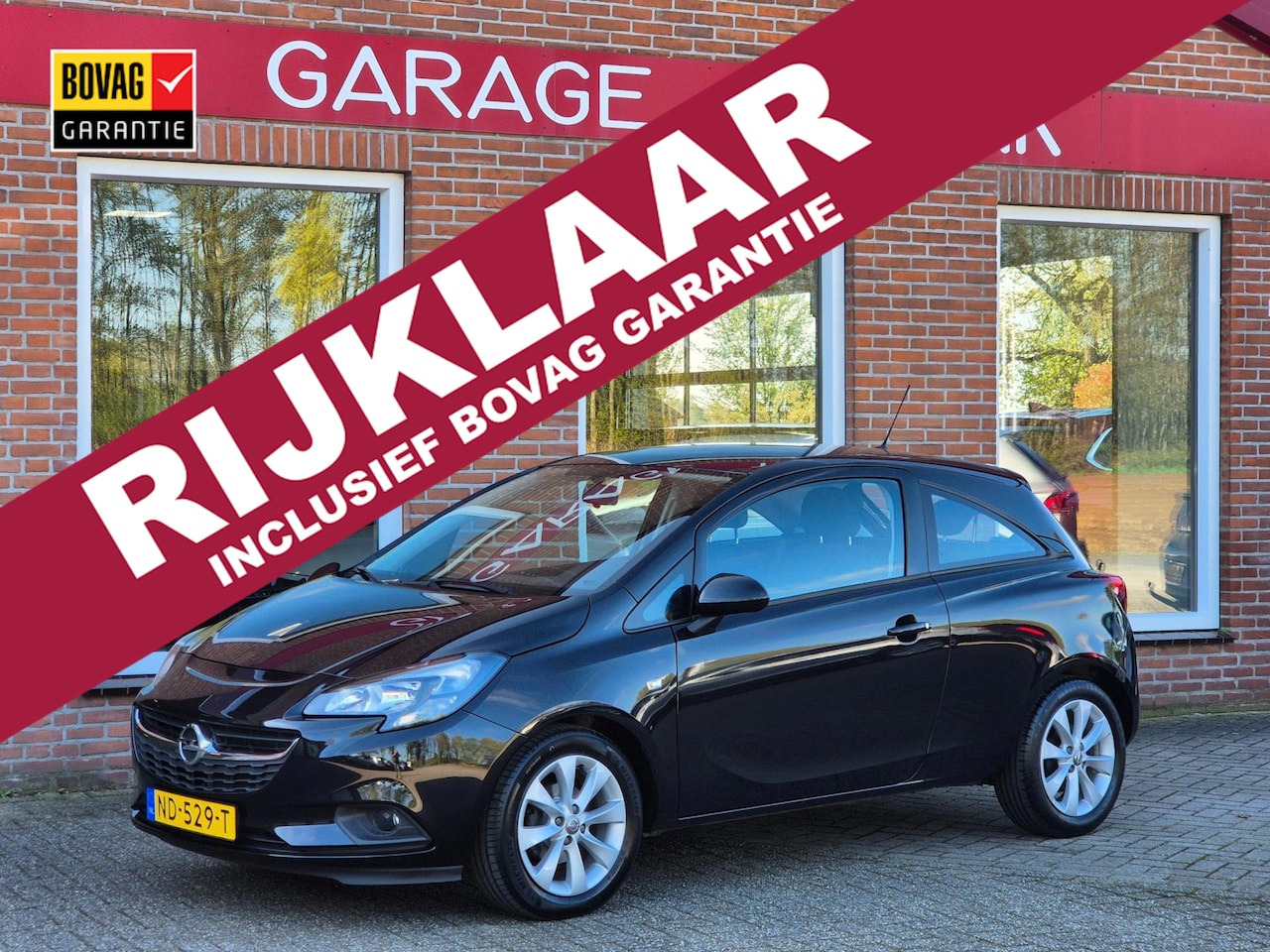 Opel Corsa - 1.4 Edition 90PK 3drs airco, cruise, bluetooth, lmv, stoelverw. RIJKLAAR - AutoWereld.nl