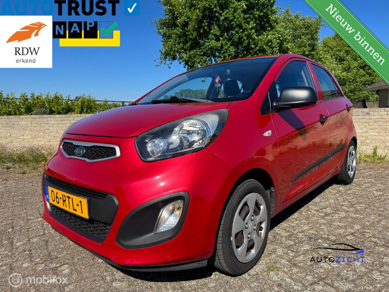 Kia Picanto - 1.0 CVVT Airco | NAP | 1e Eigenaar | Zuinig - AutoWereld.nl