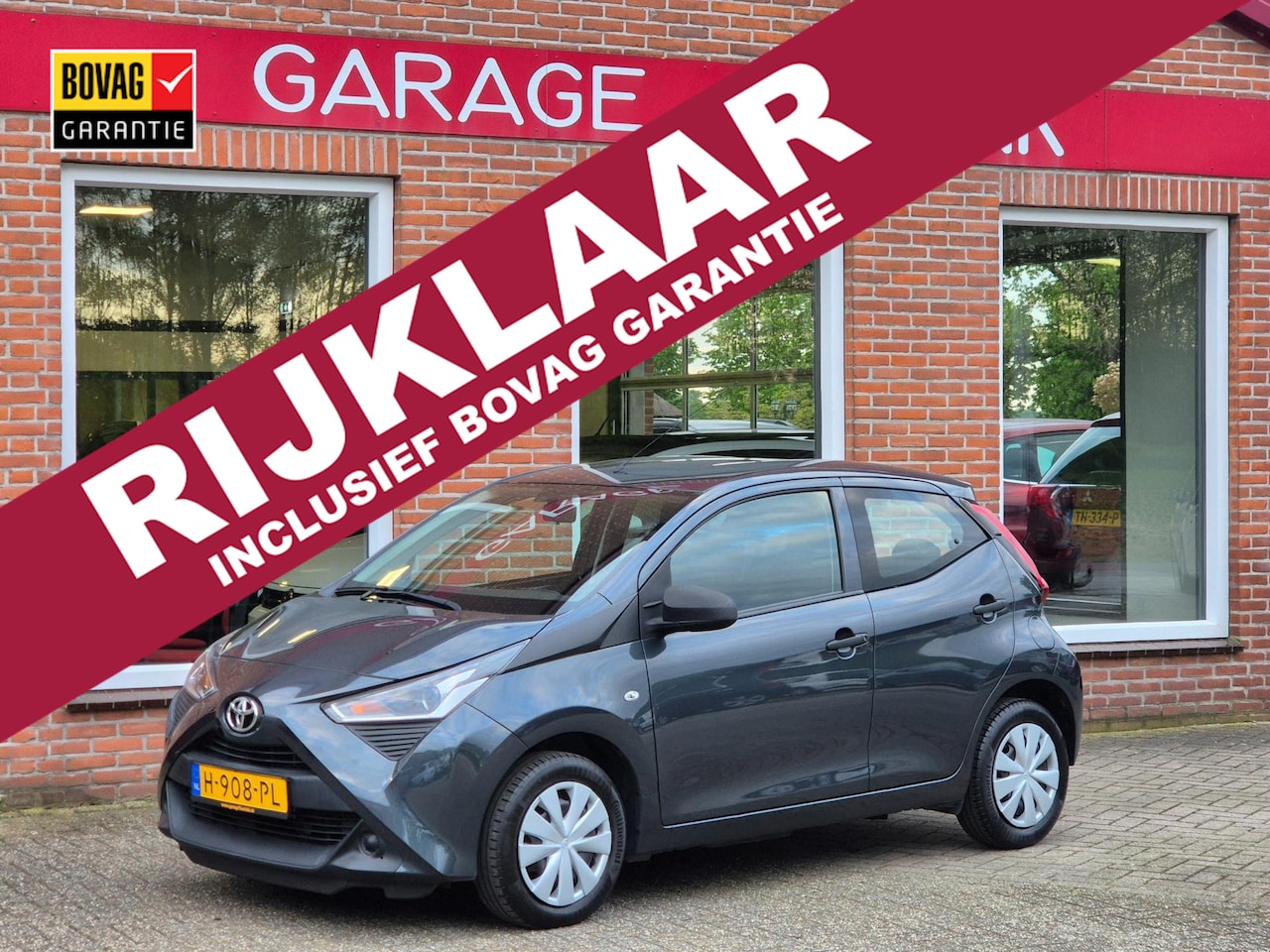 Toyota Aygo - 1.0 VVT-i x-fun 72PK 5drs airco, speedlim, elektr.ramen, bluetooth RIJKLAAR - AutoWereld.nl