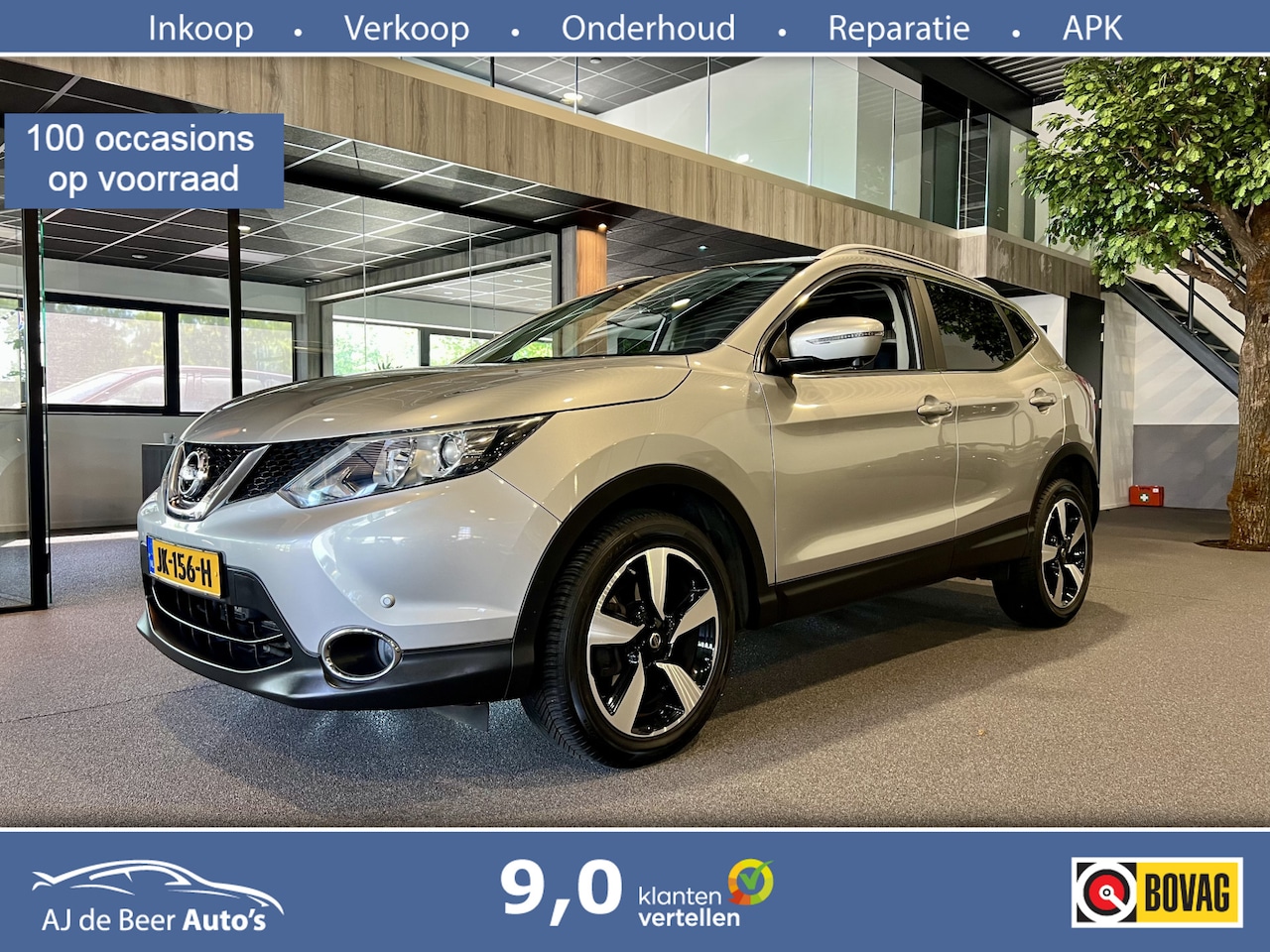 Nissan Qashqai - 1.5 dCi Tekna Automaat | Panorama | Navi | Camera - AutoWereld.nl
