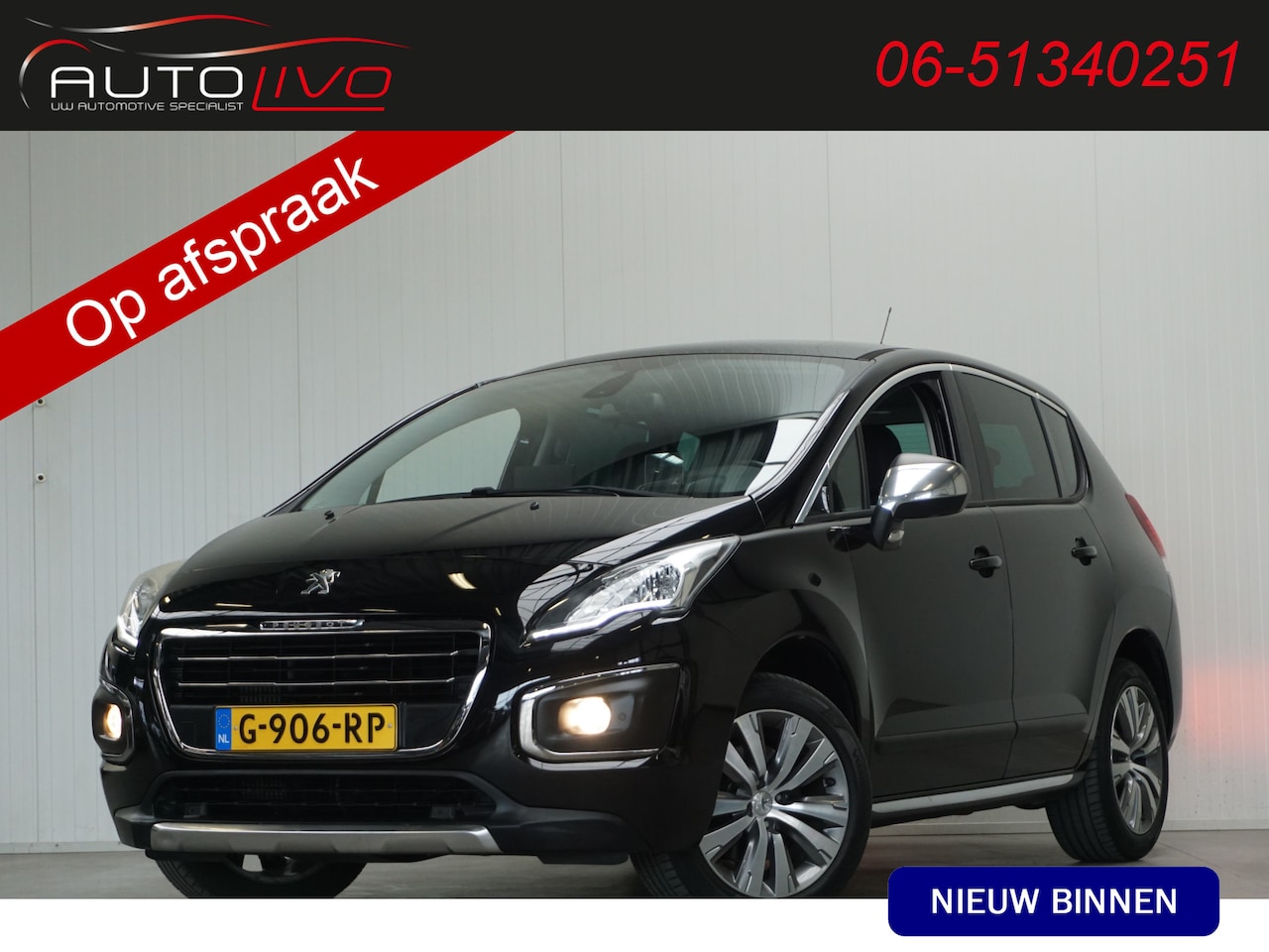 Peugeot 3008 - 1.6 THP Allure 165 PK! AUTOMAAT! LEER PANO NAVI CAMERA CLIMA TREKHAAK etc. - AutoWereld.nl