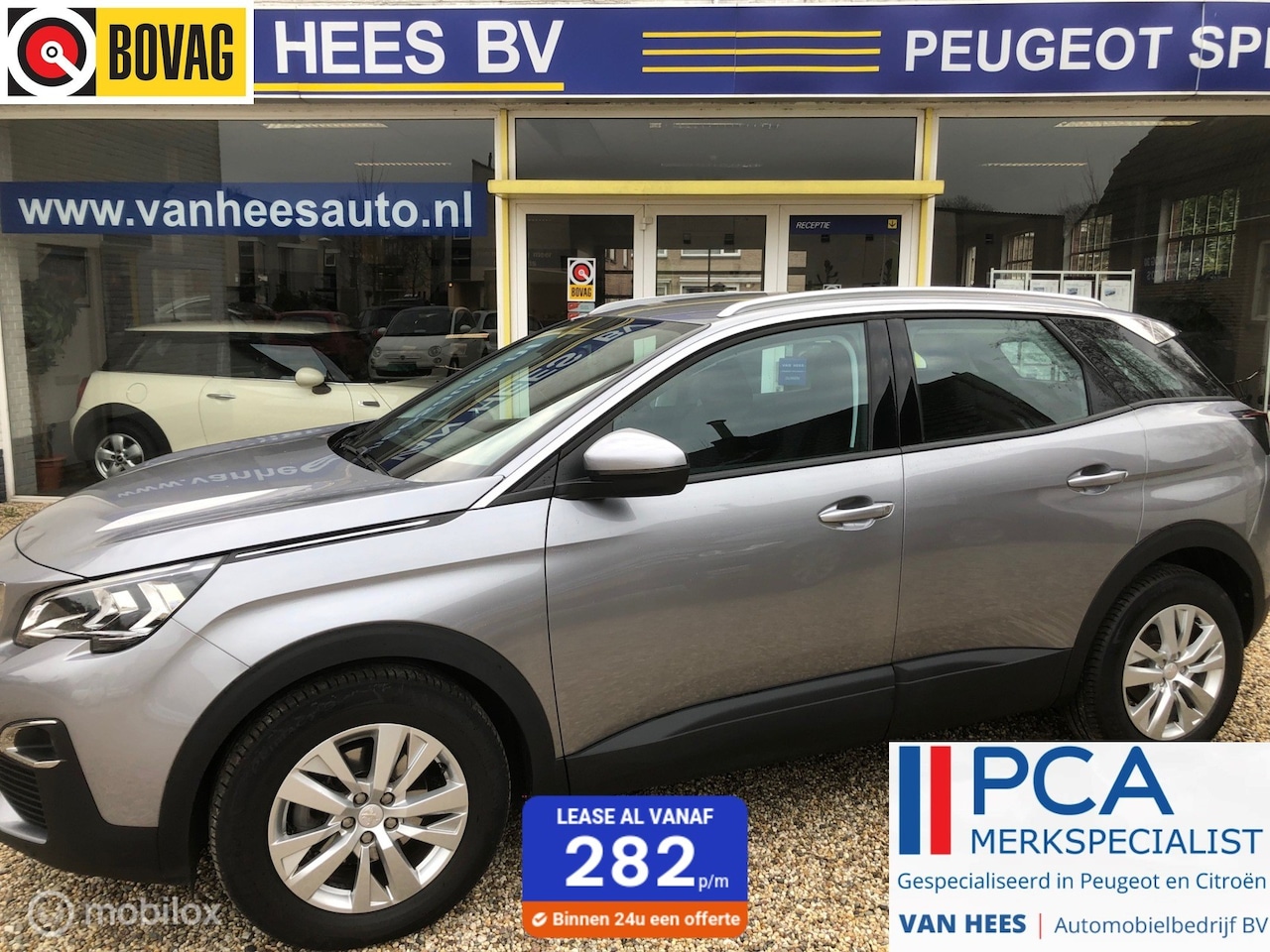 Peugeot 3008 - - 1.2 PureTech Blue Lease Executive 130pk navi | clima | camera | LMV - AutoWereld.nl