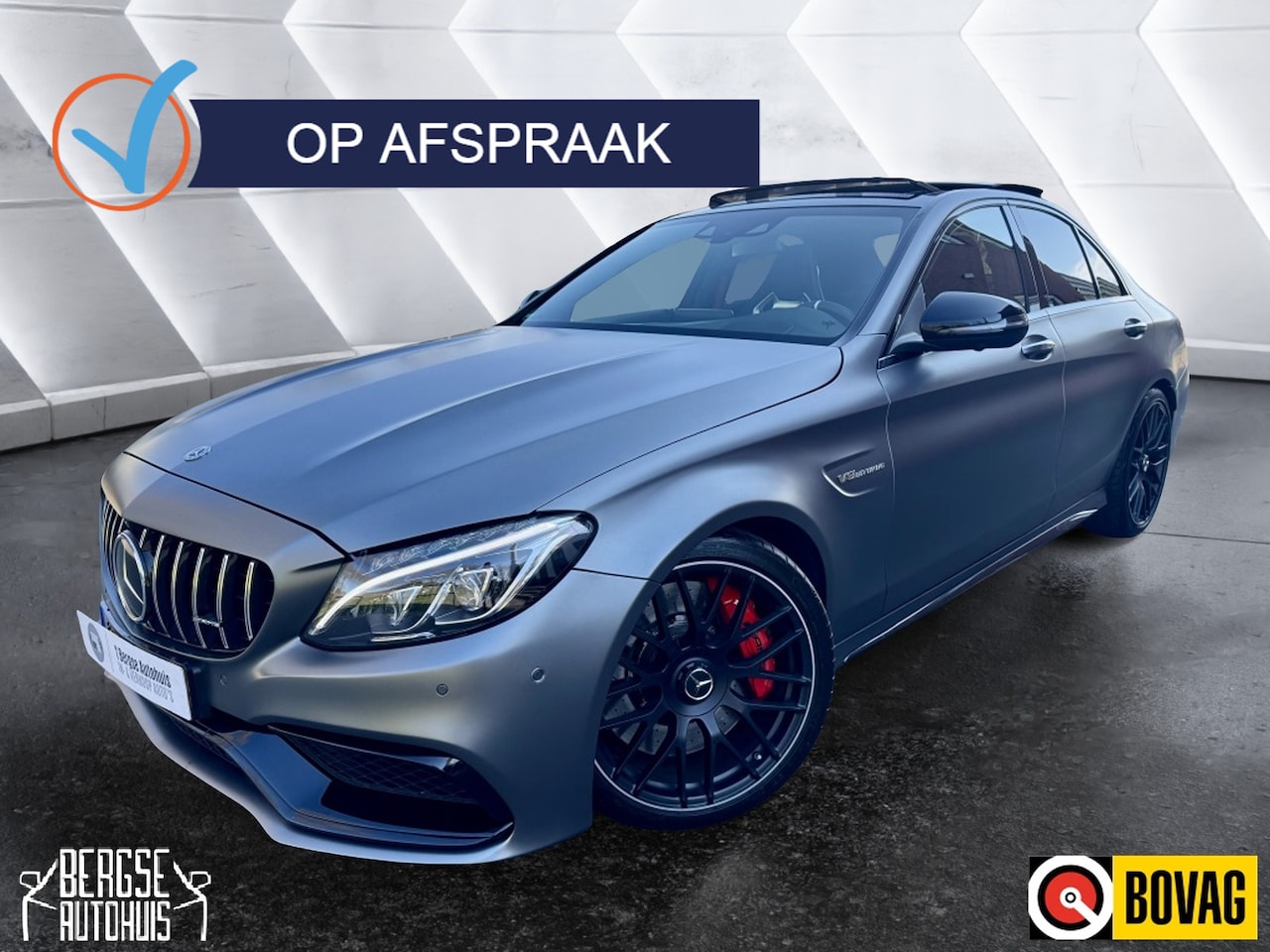 Mercedes-Benz C-klasse - C63S AMG 2017 STUFE 2 PANO VOL - AutoWereld.nl