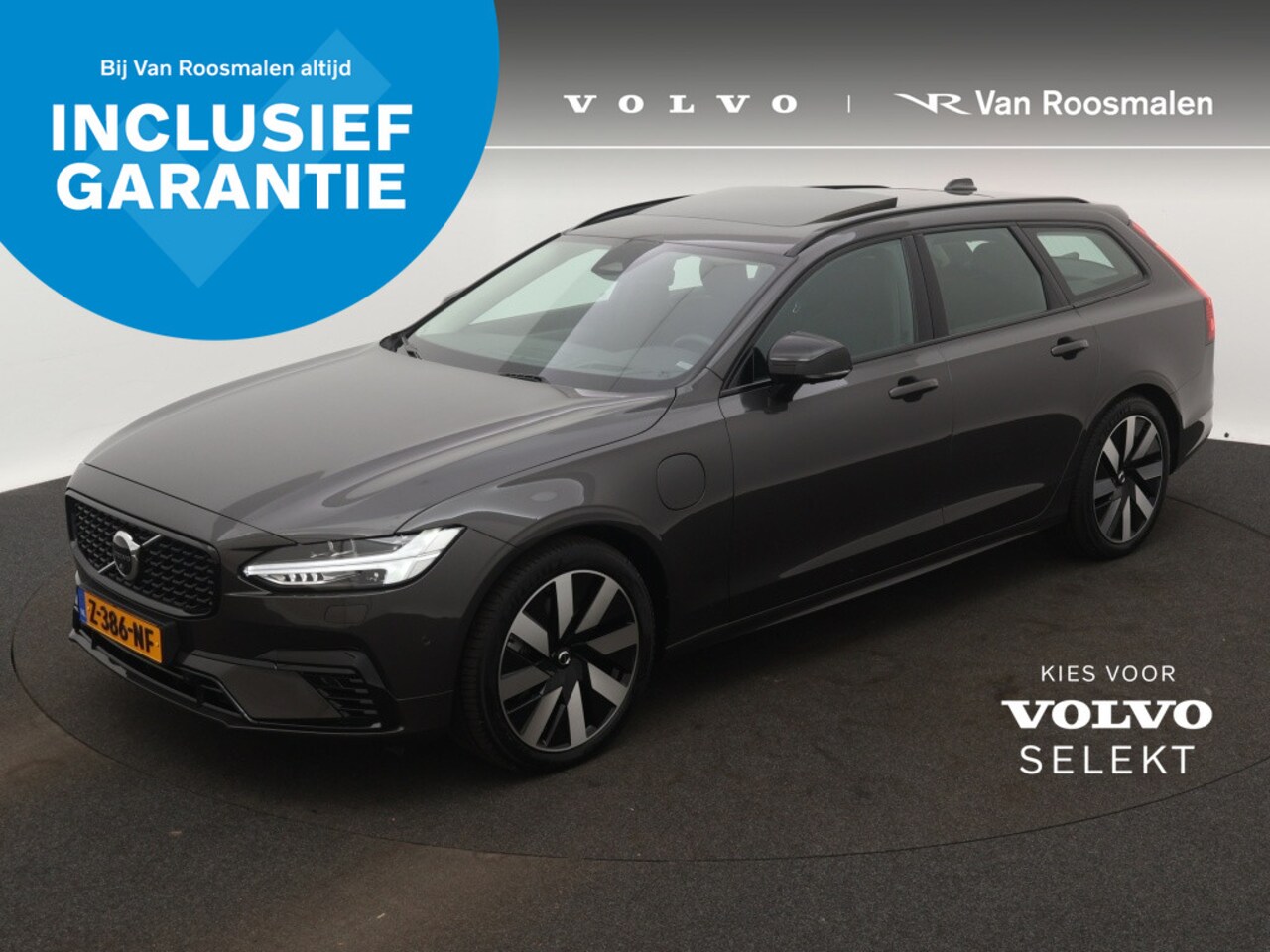 Volvo V90 - 2.0 T6 AWD Ultimate | Panorama dak | Camera | H&K | - AutoWereld.nl