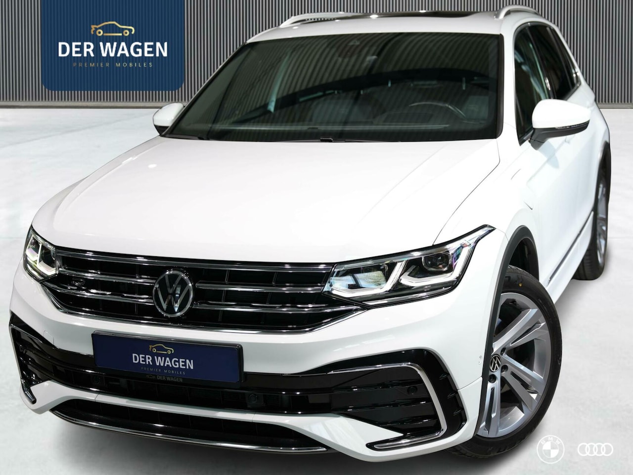Volkswagen Tiguan - 1.4 TSI eH 3x R LINE / PANODAK / ACC / MATRIX / TREKHAAK / 19" - AutoWereld.nl