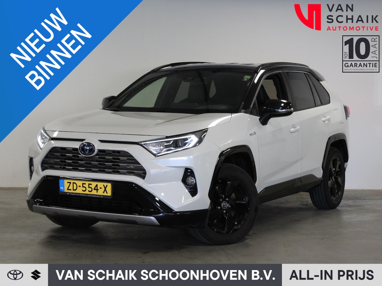 Toyota RAV4 - 2.5 Hybrid Bi-Tone | Van Schaik geleverd & onderhouden | JBL audio | Leder | Stoelverwarmi - AutoWereld.nl
