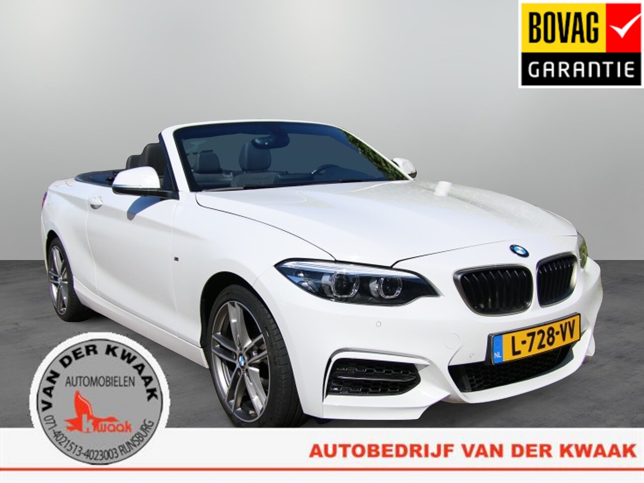 BMW 2-serie Cabrio - 218i High Executive | M-pakket | Navigatie | Sensoren v/a | - AutoWereld.nl