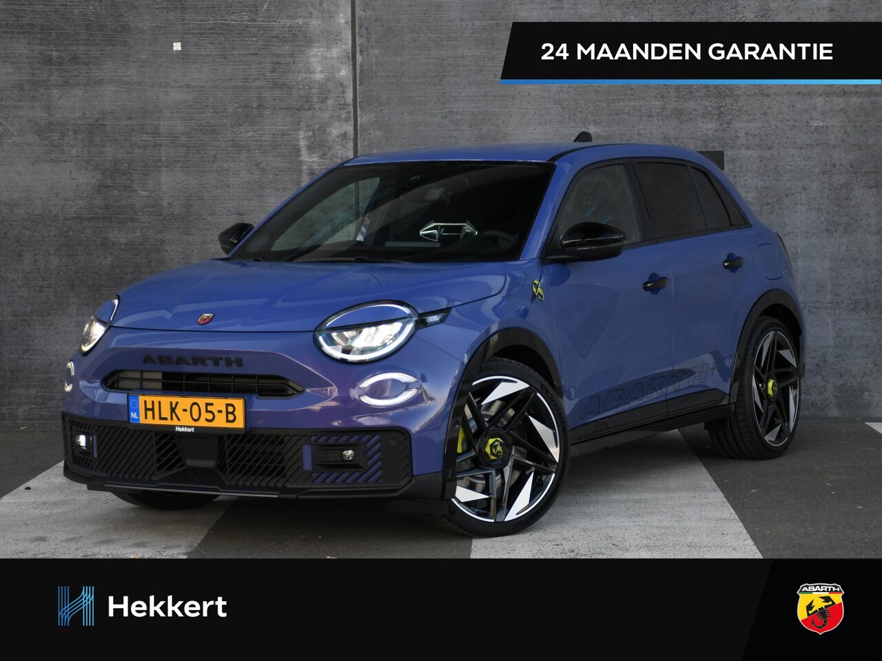 Fiat 600e - Abarth Scorpionissima 54kWh 282pk Automaat SPERDIF | 20''LM | HYPNOTIC PURPLE | DODE HOEK - AutoWereld.nl