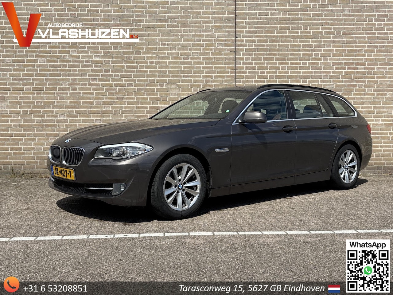 BMW 5-serie Touring - 520d High Executive | Leder | Climate | Cruise | Navi | PDC | - AutoWereld.nl