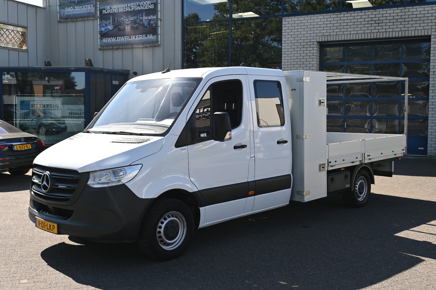 Mercedes-Benz Sprinter - 316 CDI DC L3 Huifzeil Open laadbak 3500 KG trekhaak, Standkachel, Cruise control - AutoWereld.nl