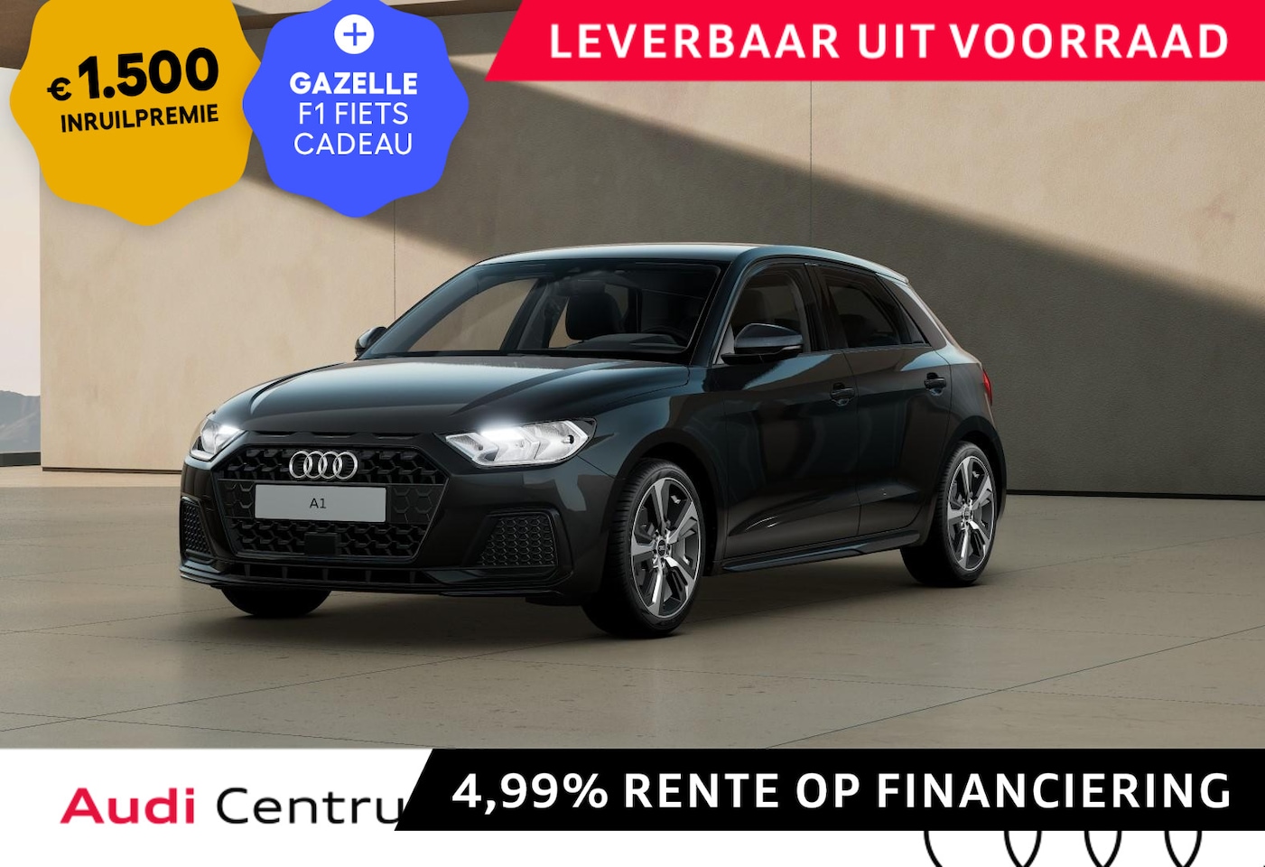 Audi A1 Sportback - Advanced edition 25 TFSI 70 kW / 95 PK Sportback 5 optiekpakket zwart, 2 zone aircondition - AutoWereld.nl