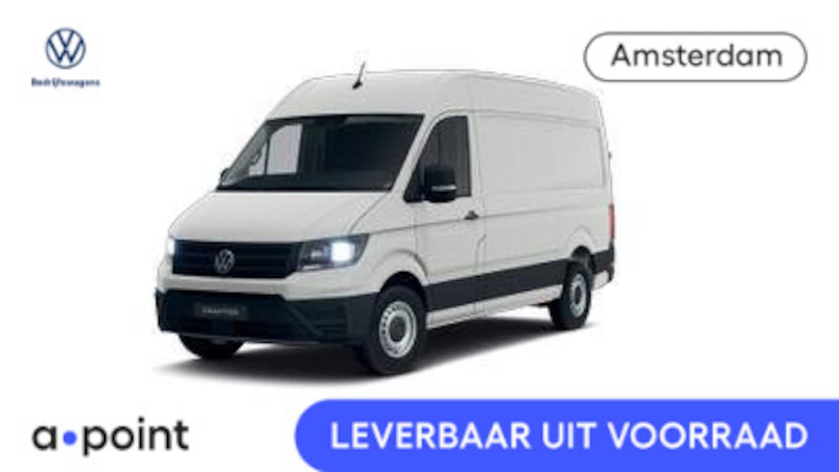 Volkswagen Crafter - Bedrijfswagens Trendline L3H3 2.0 TDI EU6 140 pk GVW 3.0T VOORRAAD!! - AutoWereld.nl