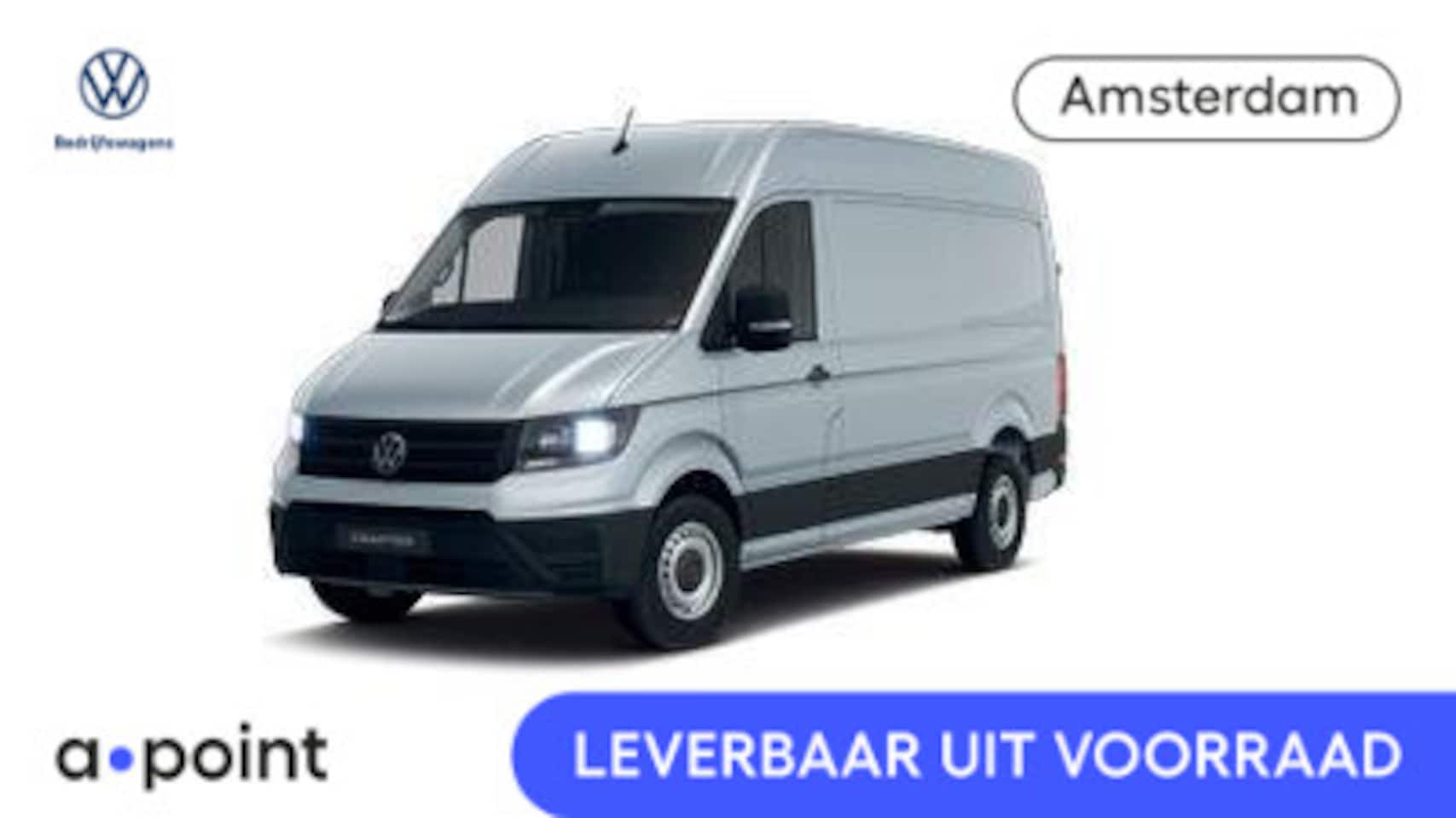 Volkswagen Crafter - Bedrijfswagens Trendline L3H3 2.0 TDI EU6 140 pk GVW 3.5T Automaat!  VOORRAAD!! - AutoWereld.nl