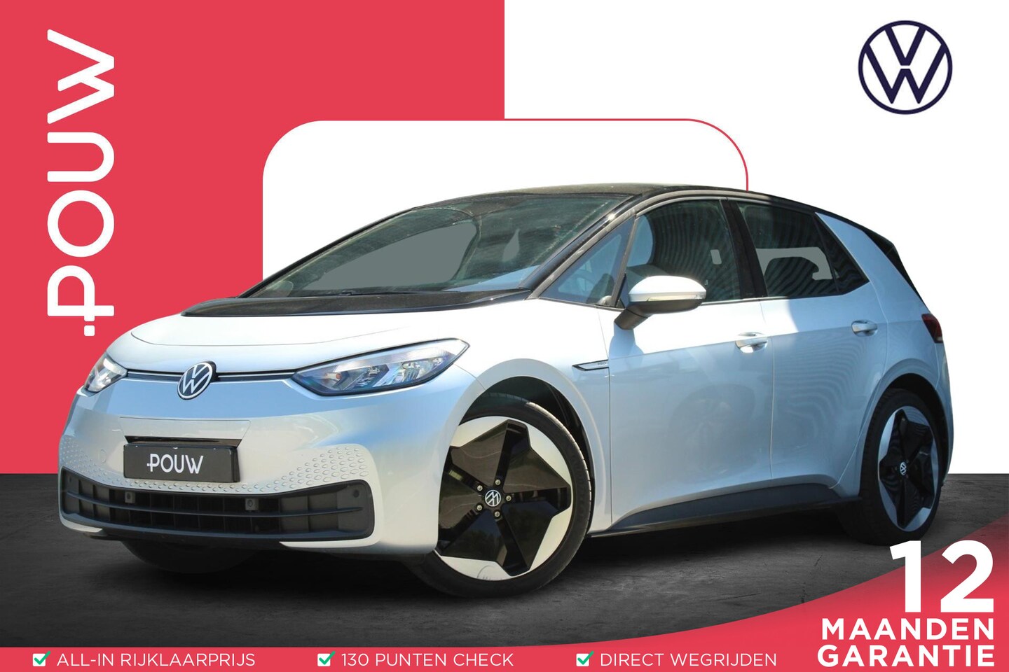 Volkswagen ID.3 - Pro 145pk 58 kWh | 18" LM Velgen | Stuurverwarming | Stoelverwarming | PDC | Navigatie - AutoWereld.nl