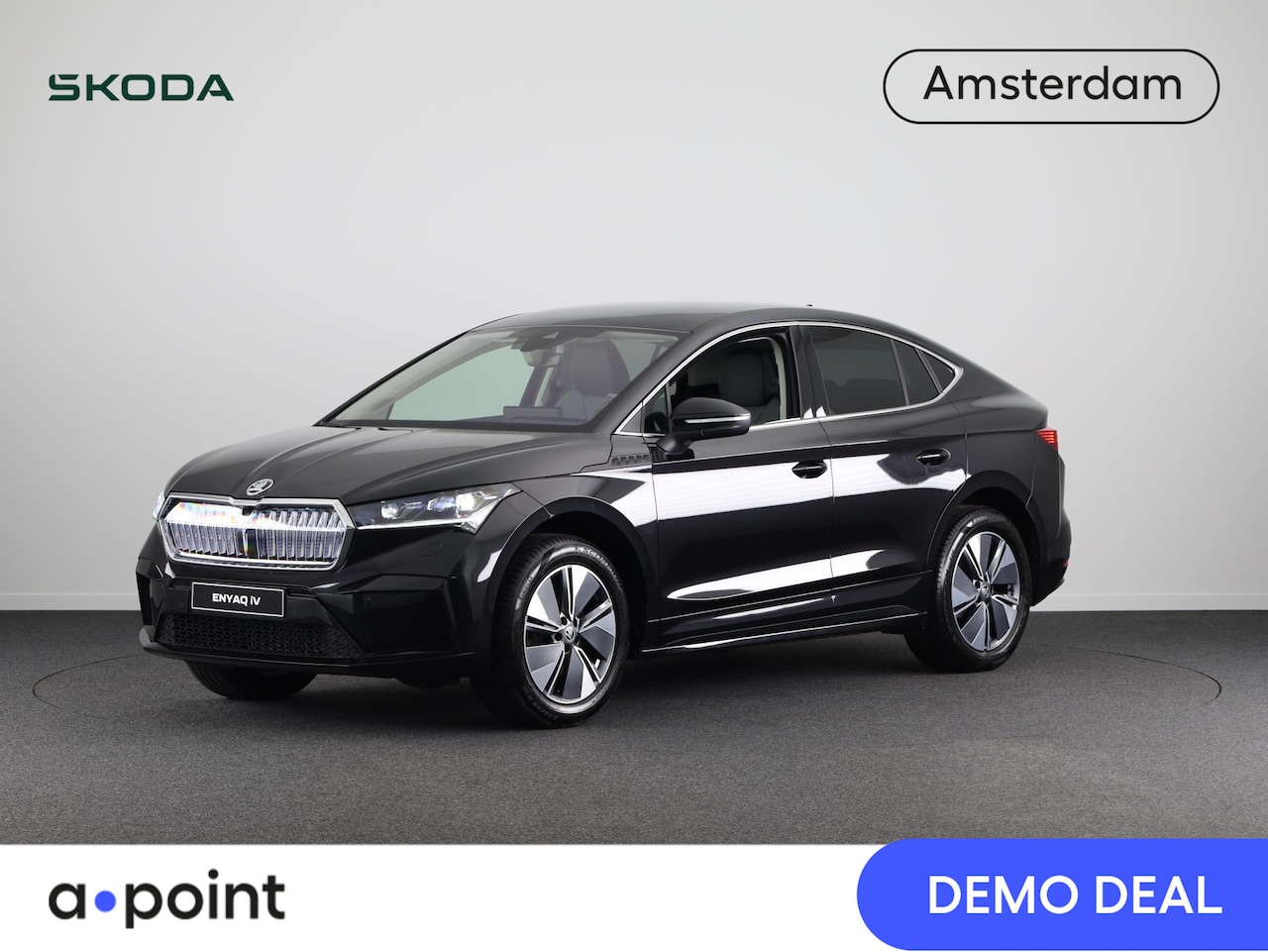 Skoda Enyaq Coupé iV - 80 Business Edition Plus 204 pk Škoda Enyaq Coupé iV 80 Business Edition Plus 204 pk Panor - AutoWereld.nl