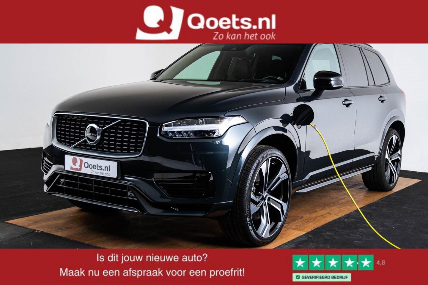 Volvo XC90 - 2.0 T8 Twin Engine AWD R-Design Trekhaak - Panoromadak - Head Up - IntelliSafe Surround - - AutoWereld.nl