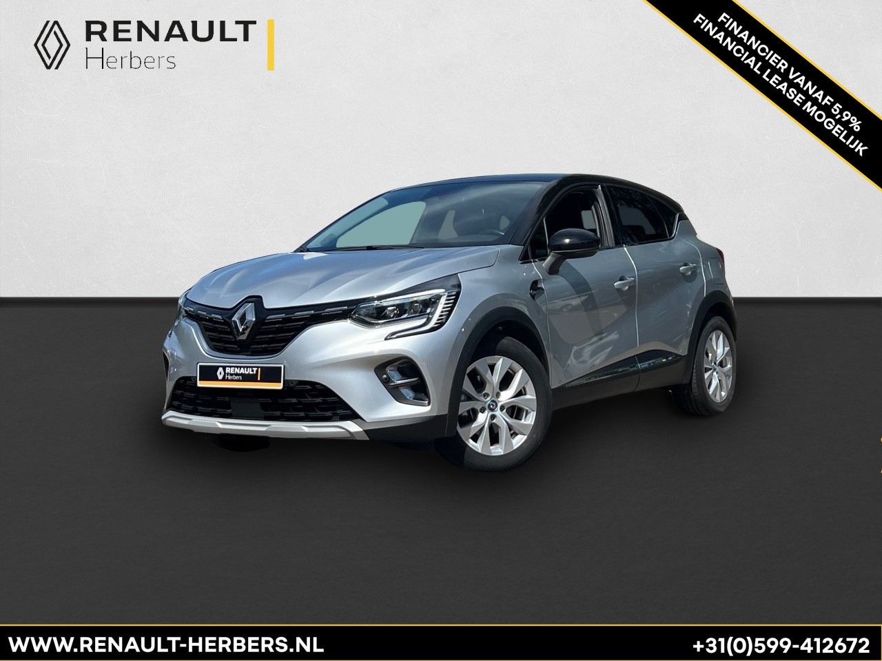 Renault Captur - 1.6 E-Tech Hybrid 145 Intens AUTOMAAT / NAVI / CRUISE / TREKHAAK - AutoWereld.nl