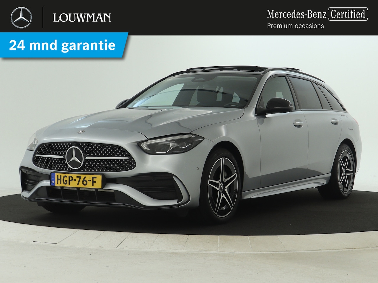 Mercedes-Benz C-klasse Estate - 300 e AMG Plug-In Hybride | AMG Line | Night Pakket | Panorama Schuif-Kanteldak | Trekhaak - AutoWereld.nl