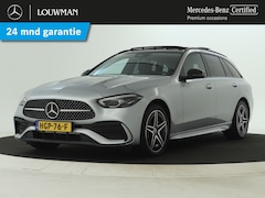 Mercedes-Benz C-klasse Estate - 300 e AMG Plug-In Hybride | AMG Line | Night Pakket | Panorama Schuif-Kanteldak | Trekhaak