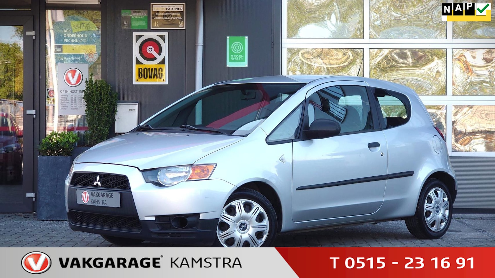 Mitsubishi Colt - 1.1 Inbusiness 3drs/Elektr.pakk / Nieuwe APK - AutoWereld.nl