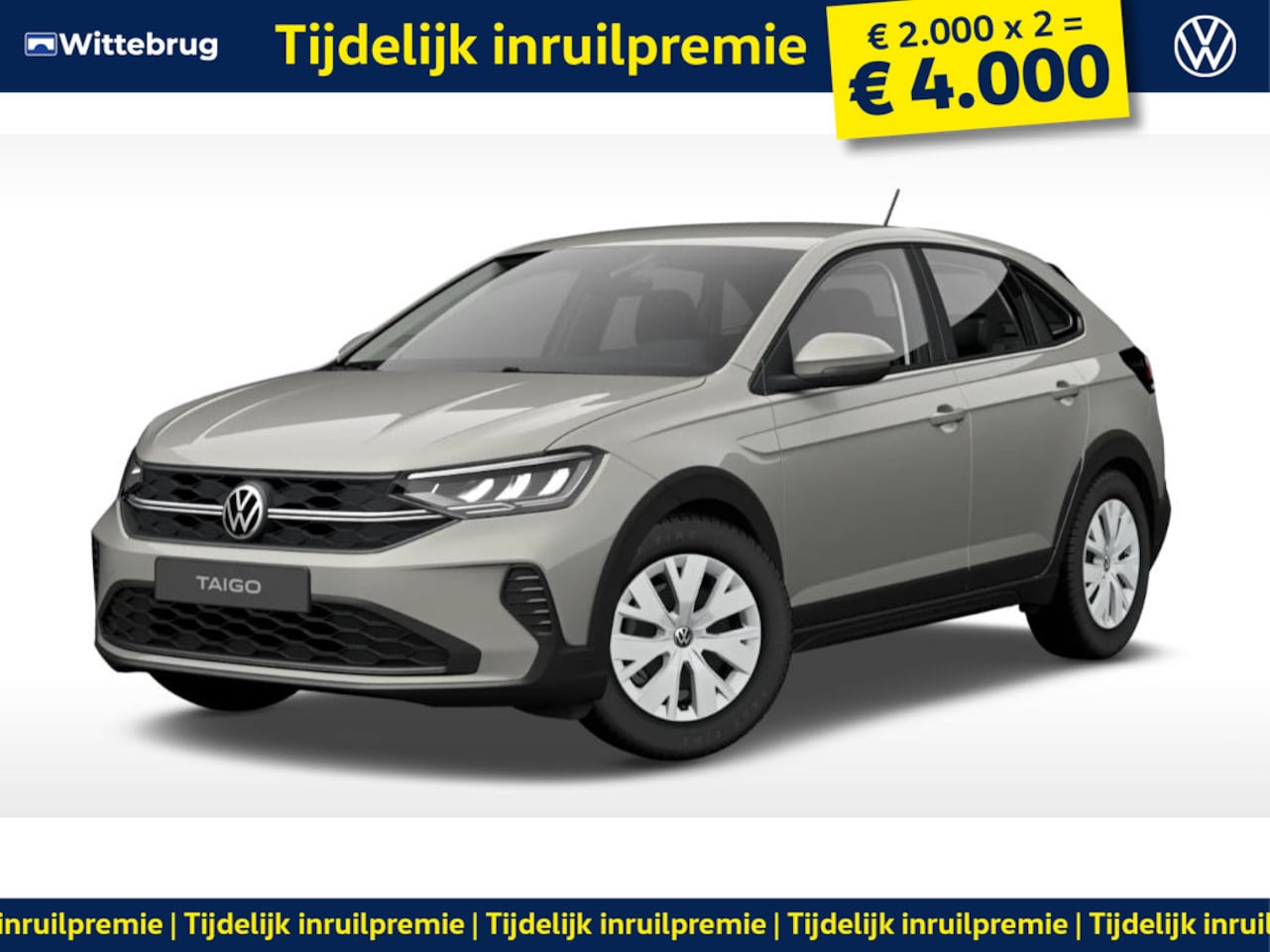 Volkswagen Taigo - 1.0 TSI Edition !!!Profiteer ook van € 4.000,- inruilpremie!!! - AutoWereld.nl