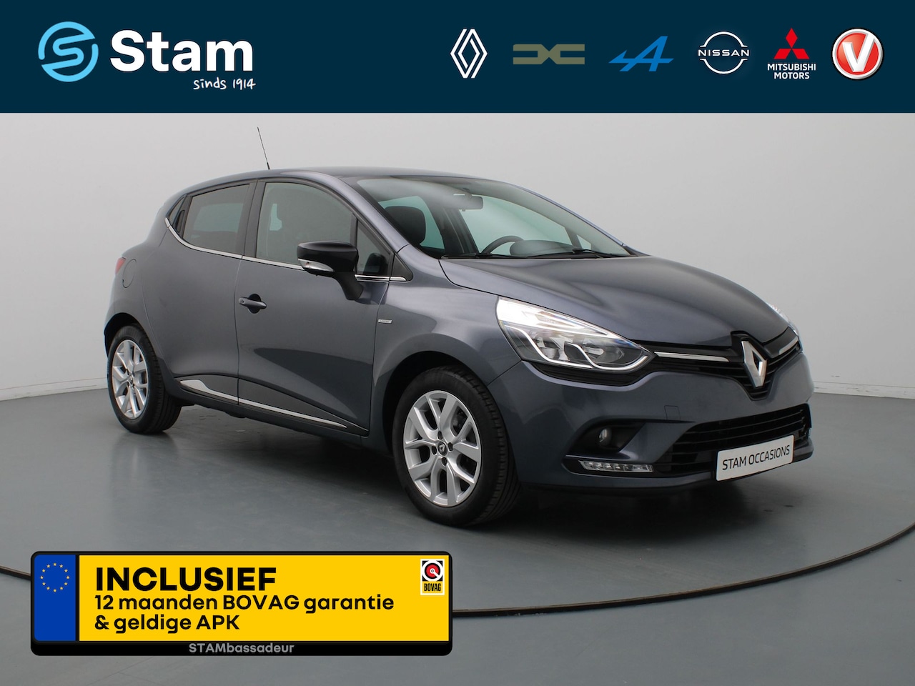 Renault Clio - TCe Limited Airco | Cruise | Carplay | Navi | Parkeersens. achter - AutoWereld.nl