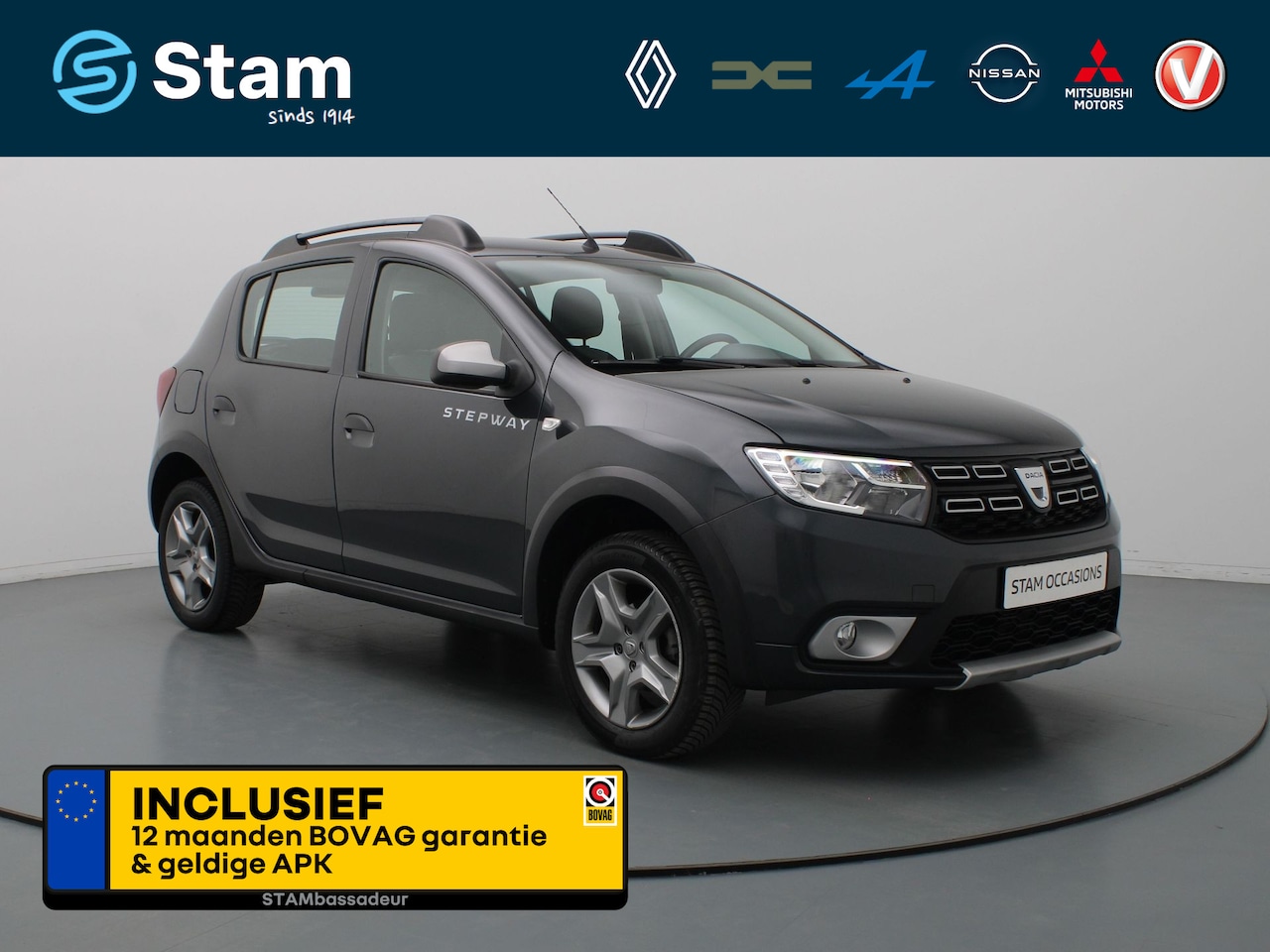 Dacia Sandero Stepway - 0.9 TCe SL Airco | Cruise | Navi | Parkeersens. achter | Trekhaak - AutoWereld.nl