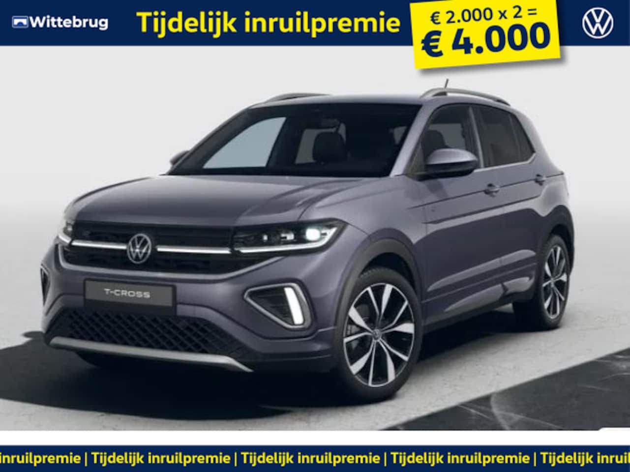 Volkswagen T-Cross - 1.0 TSI R-Line Edition !!!Profiteer ook van 4.000 EURO inruilpremie!!! - AutoWereld.nl