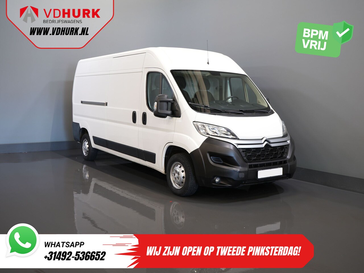 Citroën Jumper - 2.0 HDI 130 pk L3H2 BPM VRIJ! 2.5t Trekverm./ Cruise/ PDC/ Airco/ Betimmerd - AutoWereld.nl