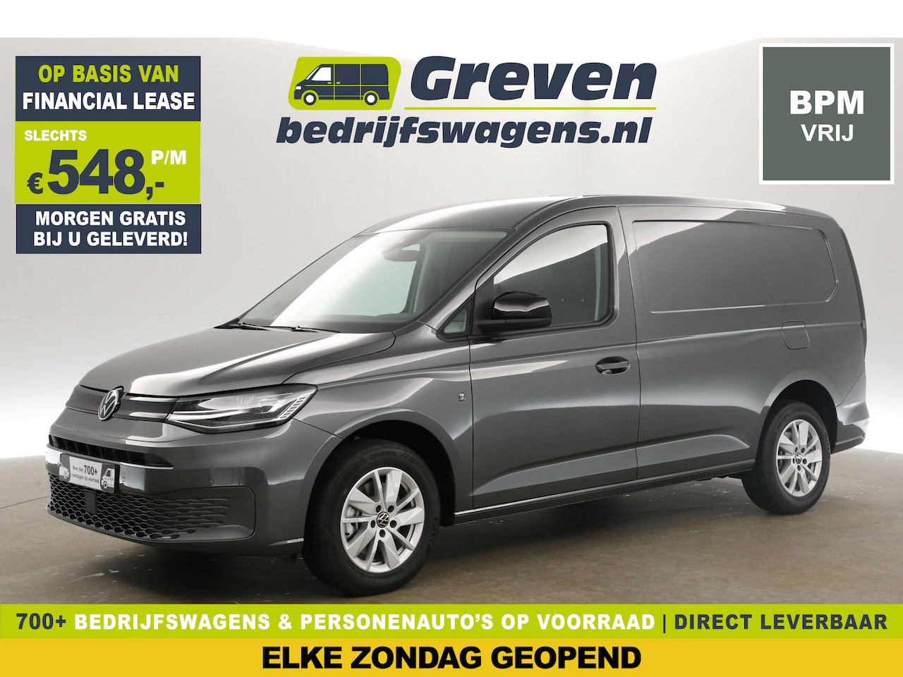 Volkswagen Caddy Maxi - 2.0 TDI Style L2H1 123PK | NIEUW | BPM Vrij | DSG Automaat Airco Camera Carplay Cruise Nav - AutoWereld.nl