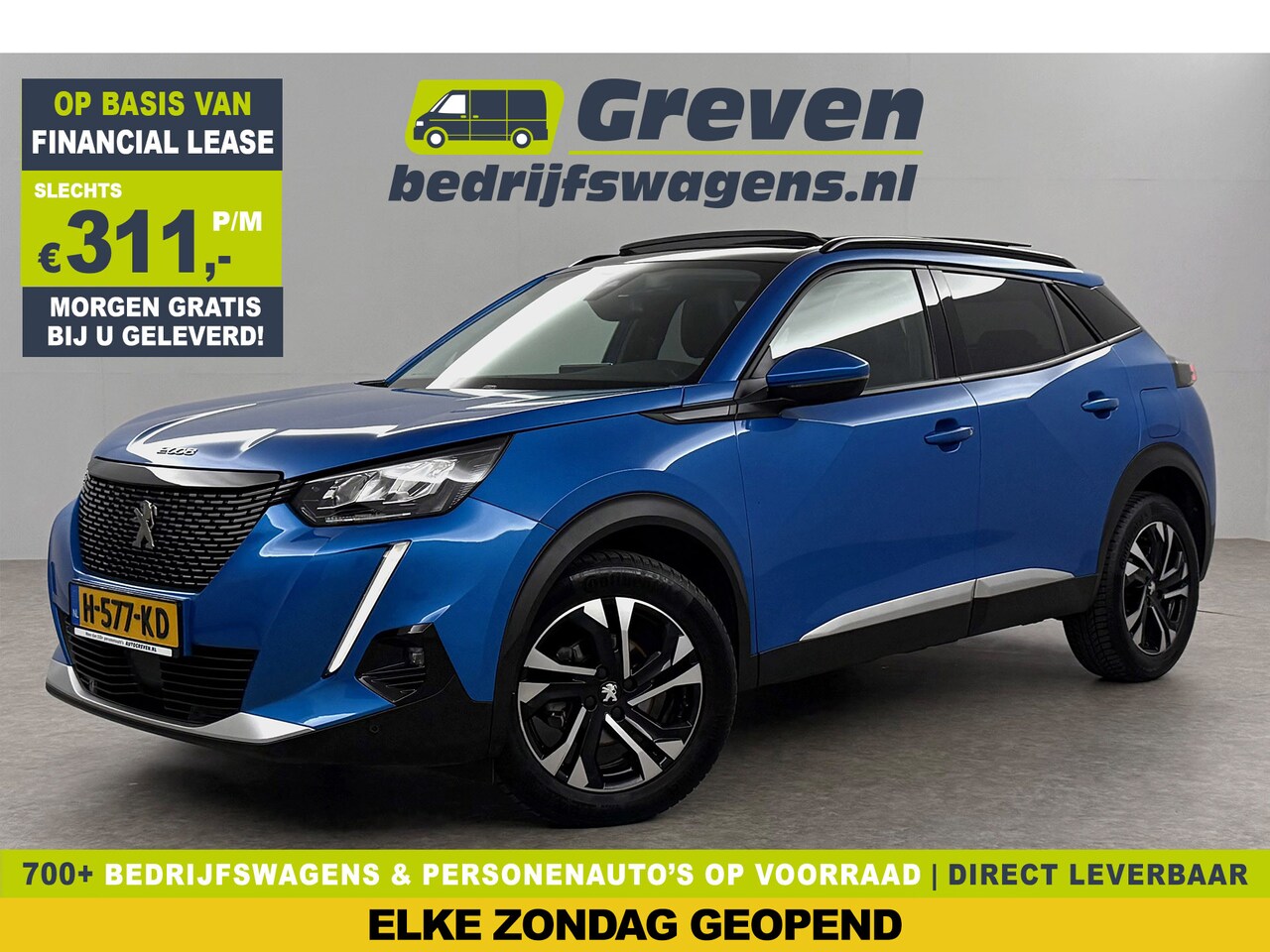 Peugeot 2008 - 1.2 PureTech Allure Pano 360Camera Carplay LED Virtual Clima Cruise Navi PDC 17''LMV - AutoWereld.nl