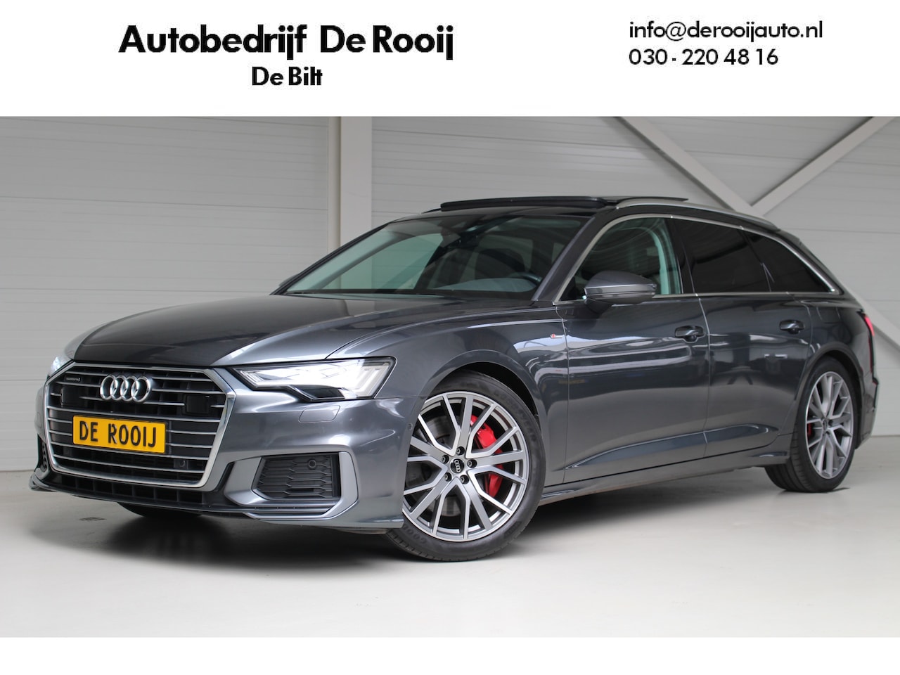 Audi A6 Avant - 55 TFSI e 367 PK Quattro S-Line Panoramadak | HD-Matrix Led | El. verstelb. stoelen | Trek - AutoWereld.nl