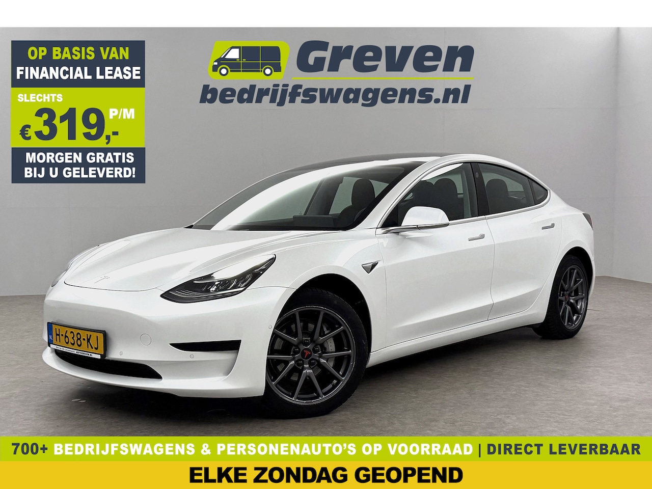 Tesla Model 3 - Standard RWD Plus 60 kWh 238PK Autopilot Camera LED Panoview Clima Cruise Navi PDC Memory- - AutoWereld.nl