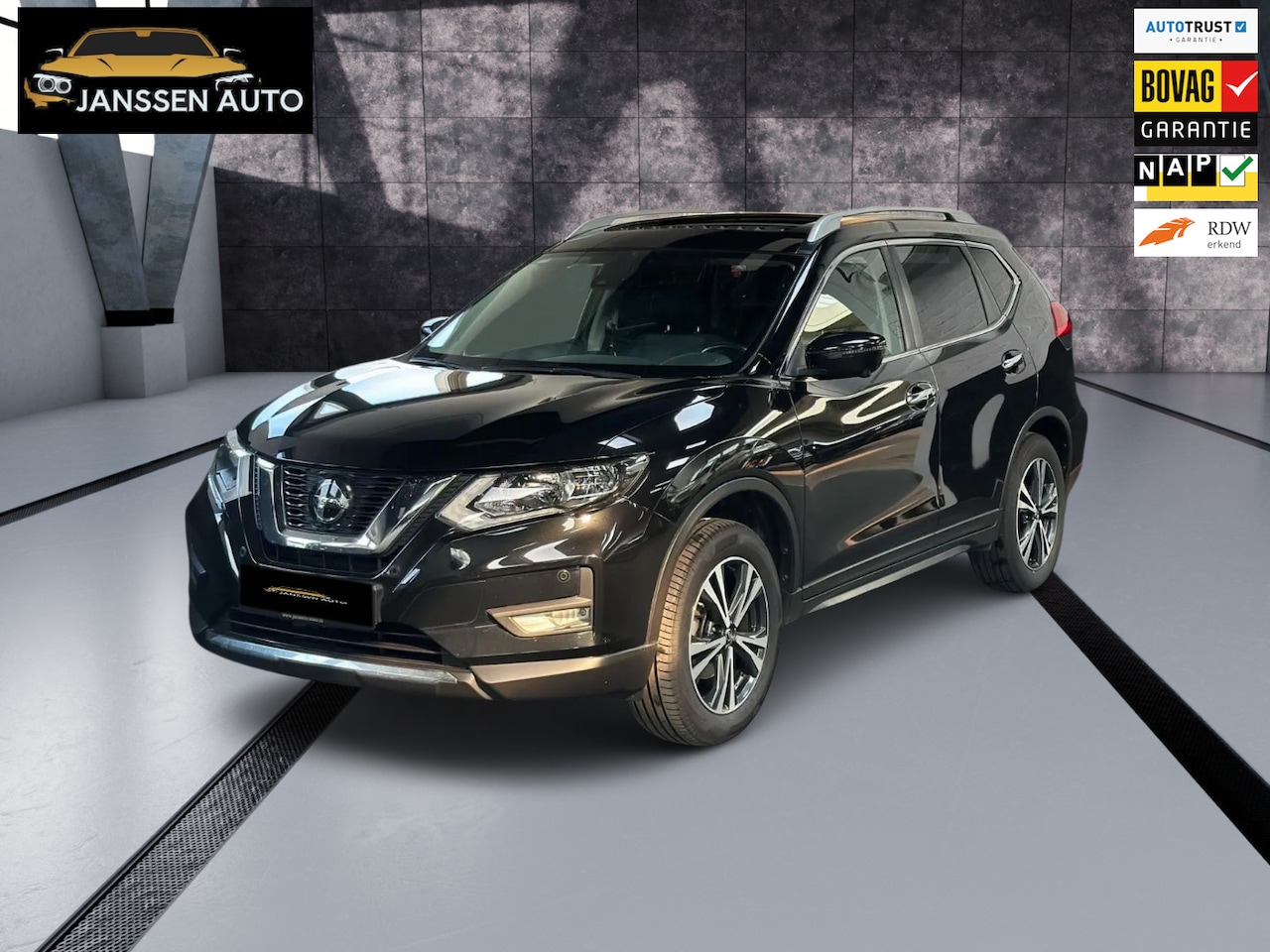Nissan X-Trail - 1.3 DIG-T Tekna 1.3 DIG-T Tekna, Pano, Camera, Navi, Trekhaak, 1/2 Leder, 1e eigenaar - AutoWereld.nl
