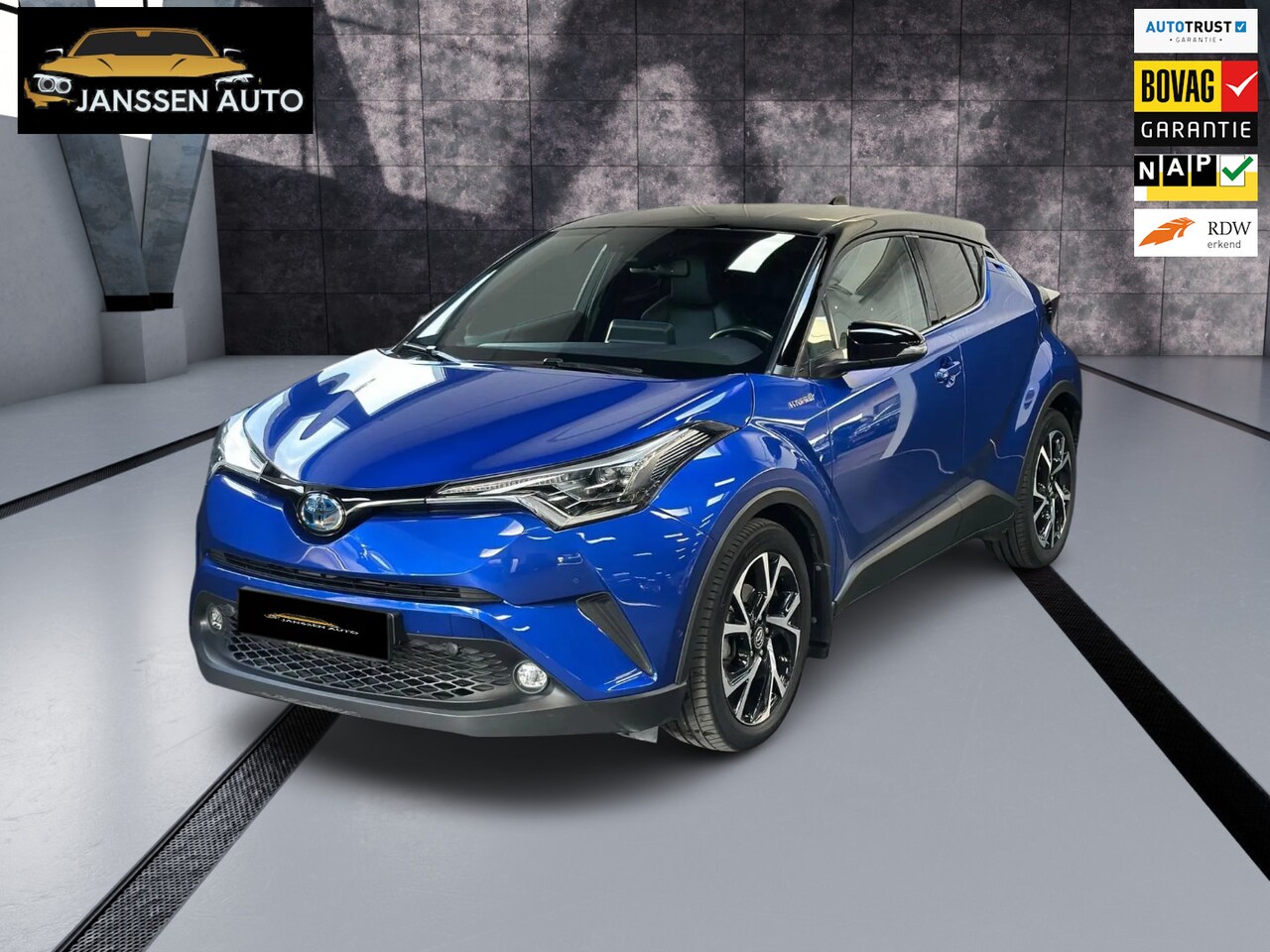 Toyota C-HR - 1.8 Hybrid Style Ultimate Bi-Tone, Leder, Camera, JBL, Stoelverwarming, Top uitvoering - AutoWereld.nl