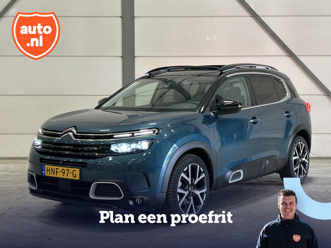 Citroën C5 Aircross - 1.6 Plug-in Hybrid Shine | Panoramadak | LED | Camera | Carplay | Dodehoek detectie | 19"L - AutoWereld.nl