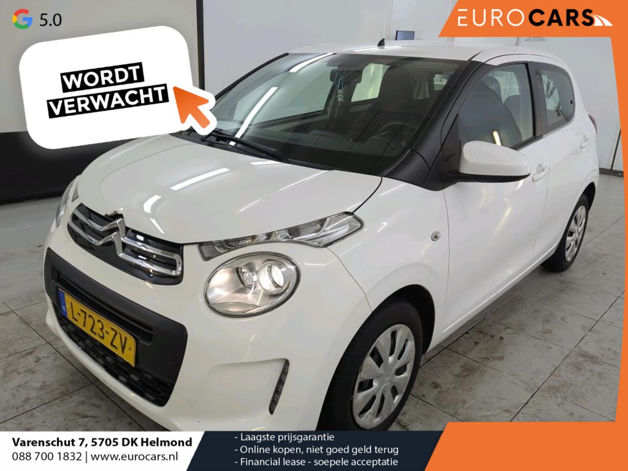 Citroën C1 - 1.0 VTi Feel Airco Carplay Navi Achteruitrijcamera Techno Pack - AutoWereld.nl