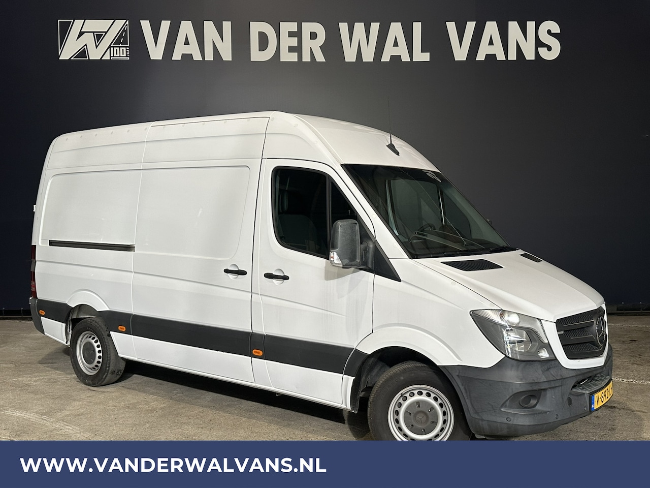 Mercedes-Benz Sprinter - 316 CDI 163 pk L2H2 Euro6 Airco | 2800kg Trekhaak | Cruisecontrol | Parkeersensoren blueto - AutoWereld.nl