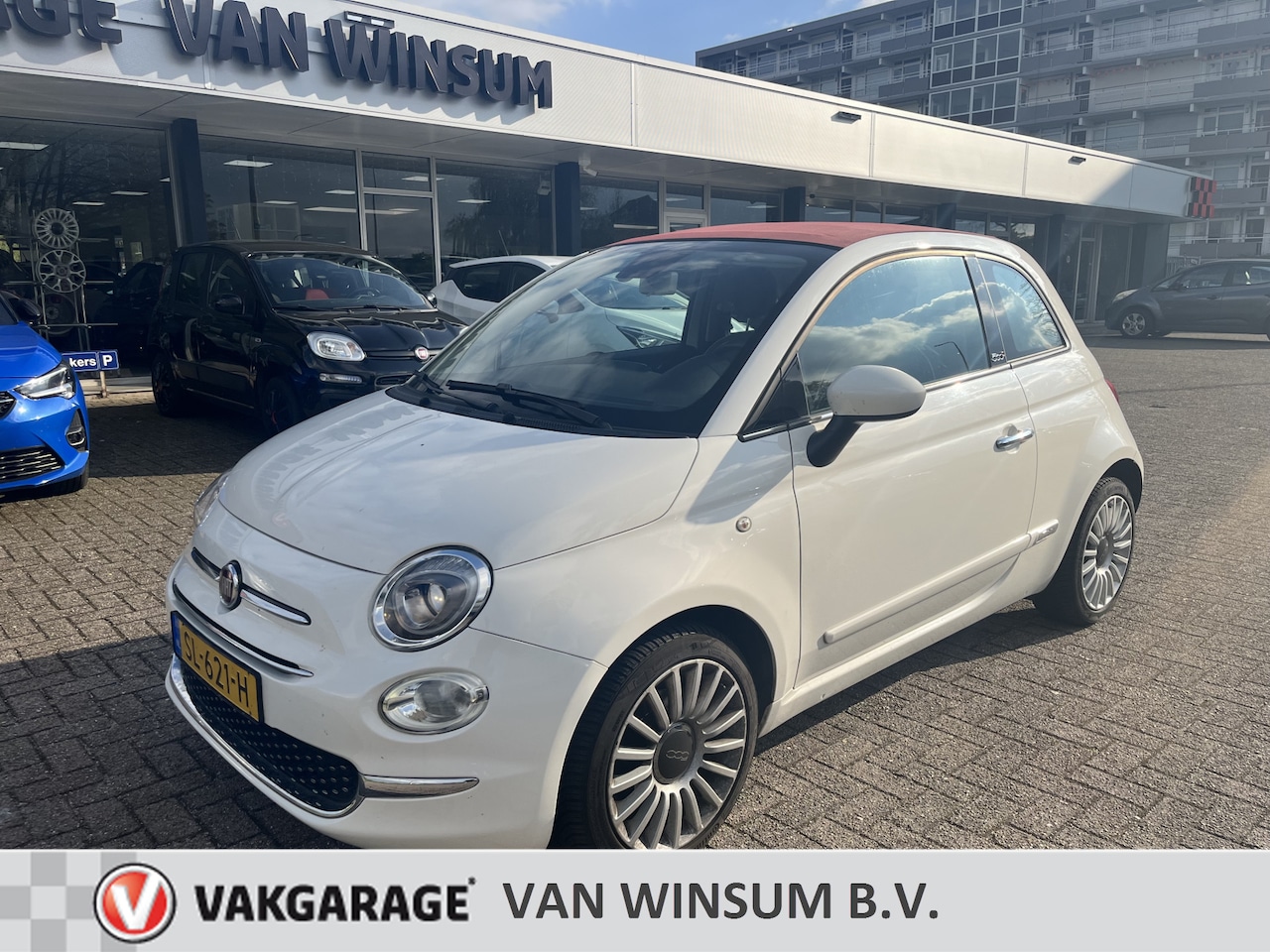 Fiat 500 C - 0.9 TwinAir Turbo Lounge Cabrio Klima cruise Navi - AutoWereld.nl