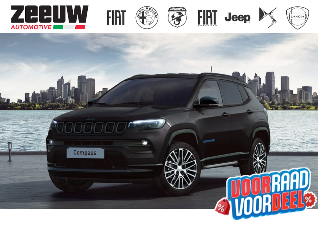 Jeep Compass - 4xe 240 PK Hybride Summit | Pano | Premium | Safety | 360cam | 1 - AutoWereld.nl