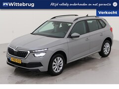 Skoda Kamiq - 1.0 TSI Ambition Unieke KM. Stand/ Steel Grey/ Airco/ Led/ APP/ Parkeersensor / 16 lmv