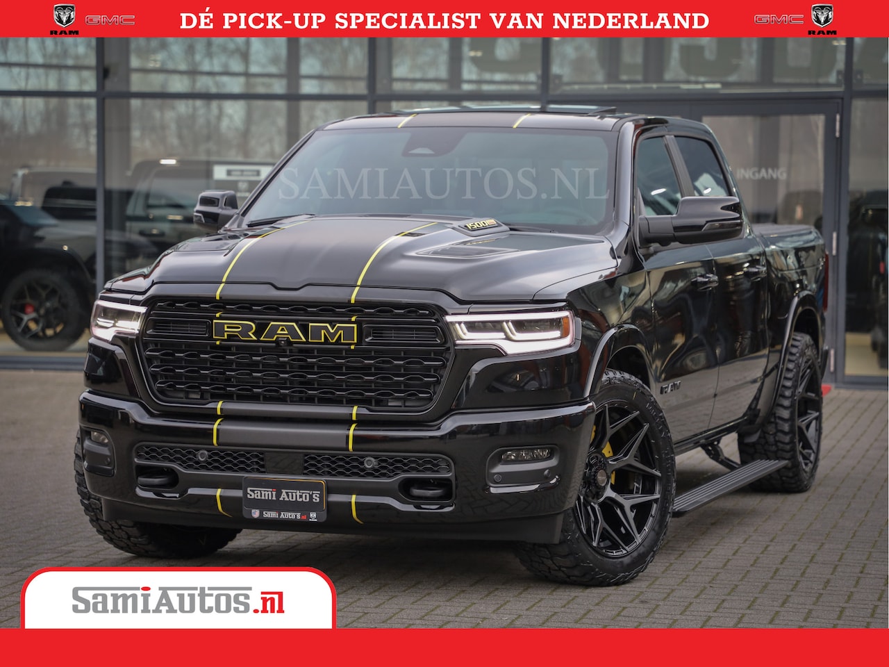 Dodge Ram 1500 - Limited Night High Output 540HP 706Nm | Massage + Full Option | De Meest Luxe en Volle Pic - AutoWereld.nl